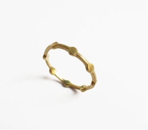 maru-line ring / K18