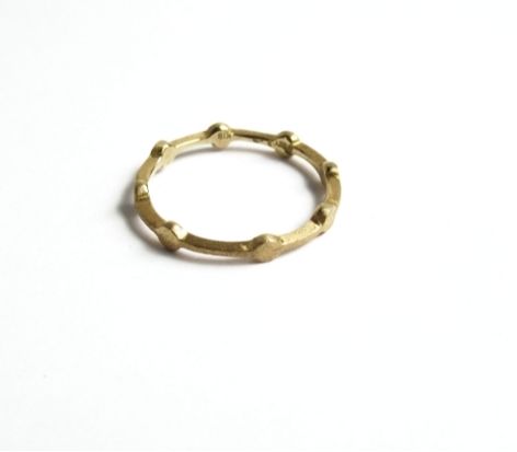 maru-line ring / K18