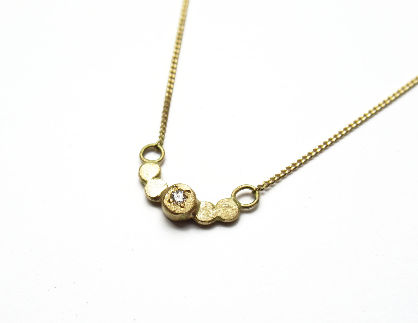 marumaru dia1P necklace (K18/40cm)