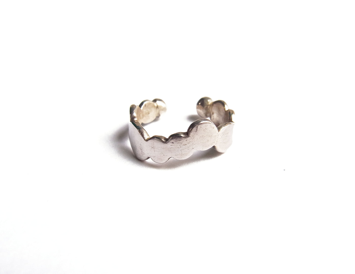 rhythm marumaru silver earcuff / Silver (片耳)