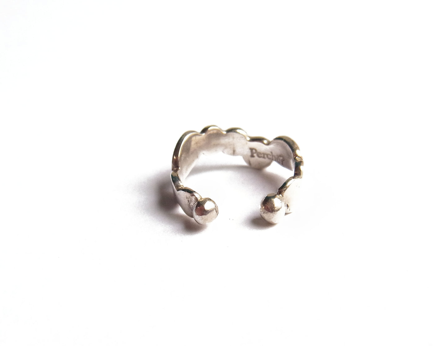 rhythm marumaru silver earcuff / Silver (片耳)