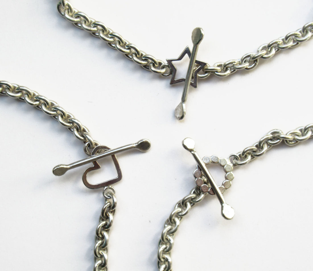 mantel silver necklace & bracelet