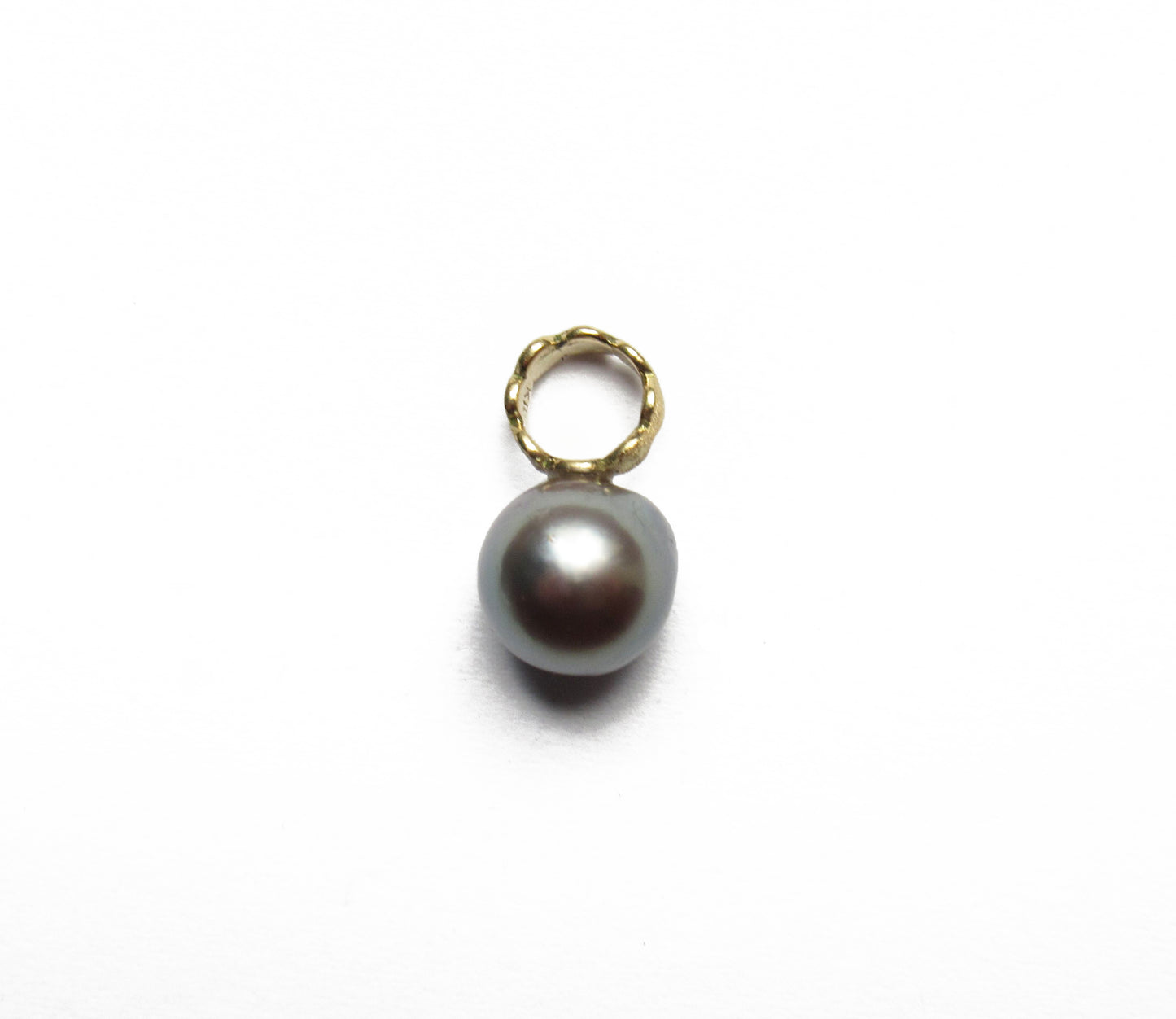 kerama pearl × marumaru charm top / K18