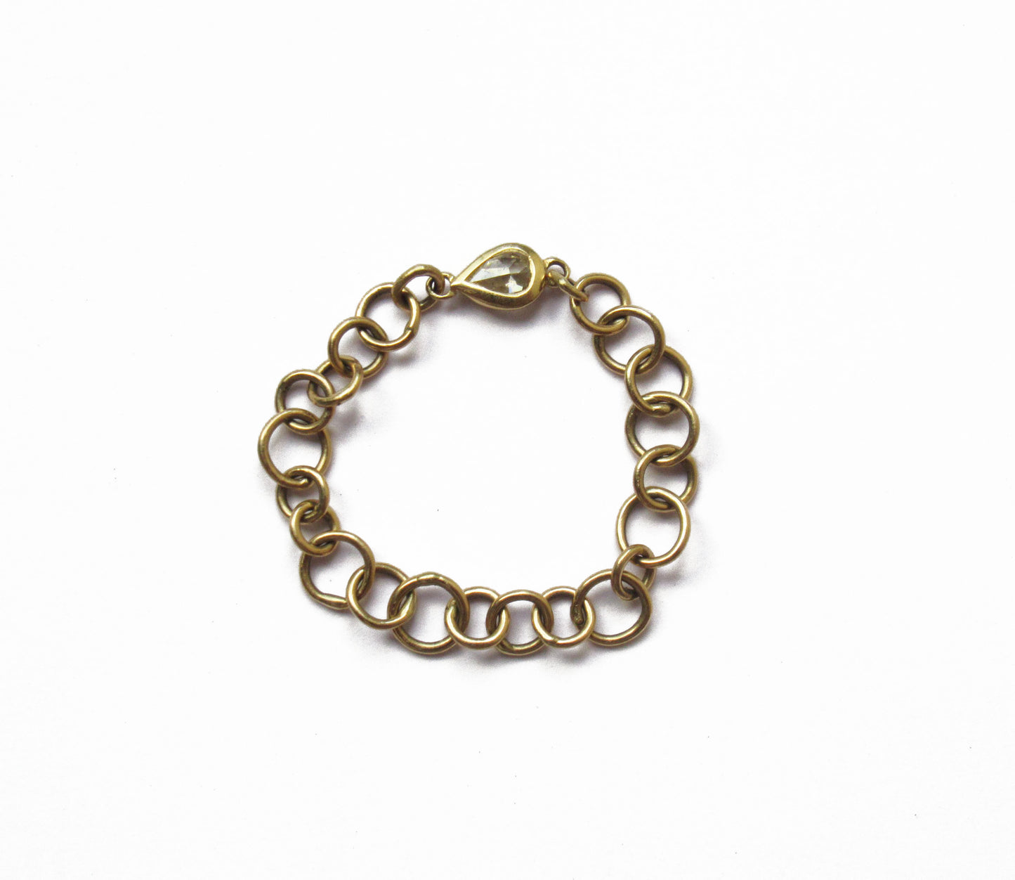 bubble chain ring (diamond)　