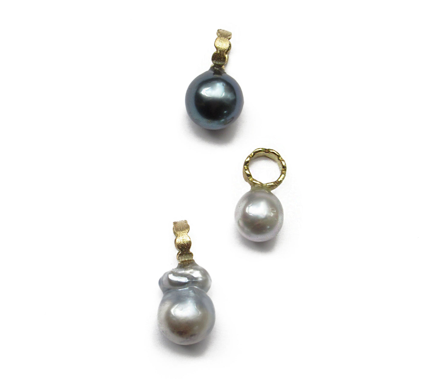 kerama pearl × marumaru charm top 3 / K18