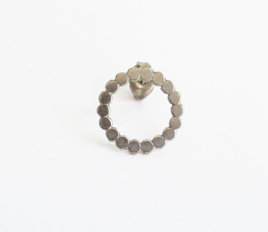 marumaru silver earring (pierce) 2 / Silver (片耳)