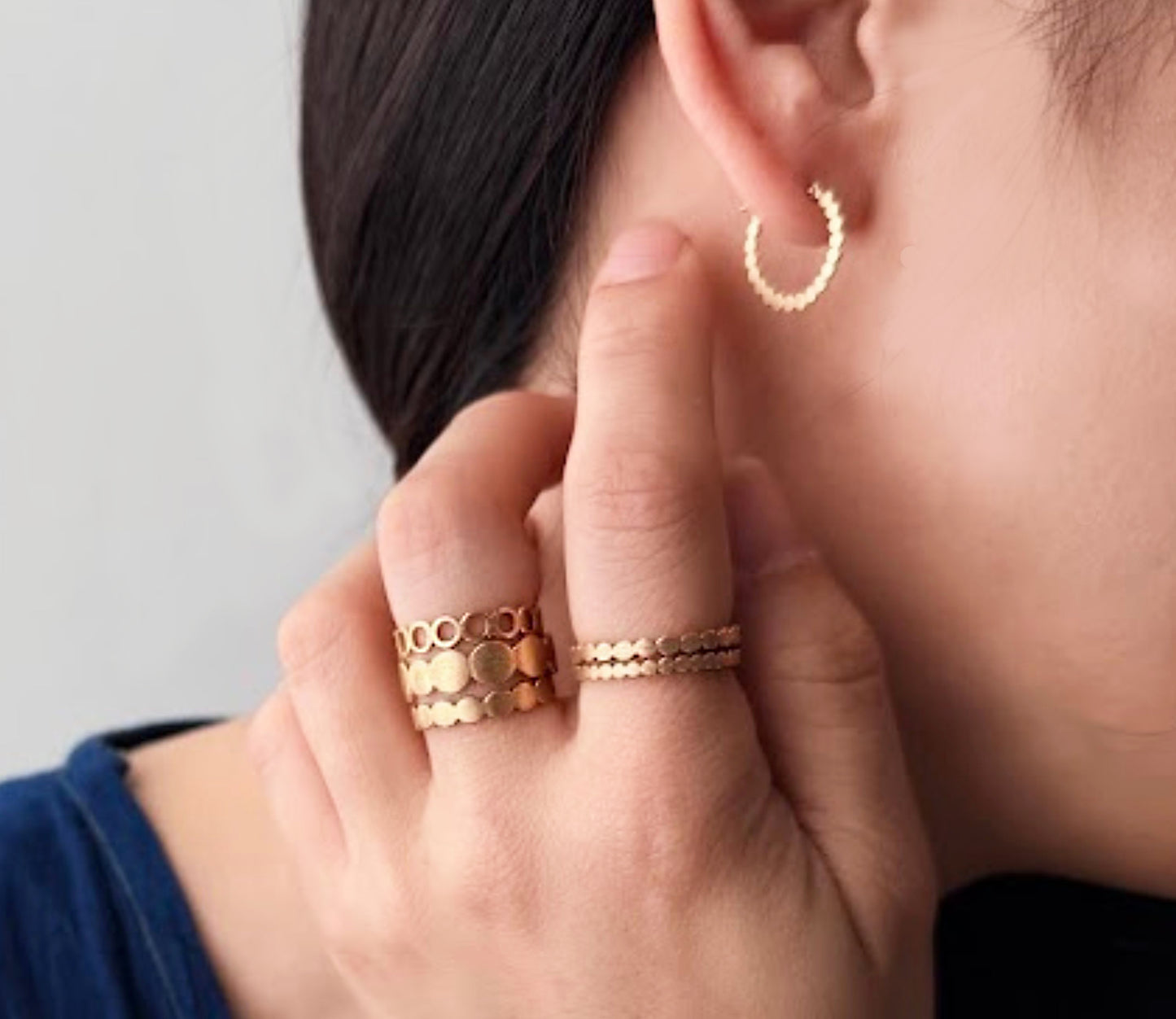 circle ring 2 / K18YG