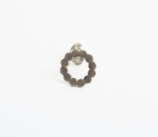 marumaru silver earring (pierce) 1 / Silver (片耳)