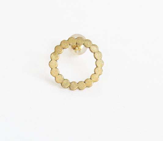 marumaru earring (pierce) 2 / K18 (片耳)