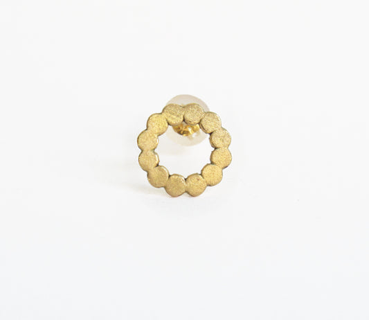 marumaru earring (pierce) 1 / K18 (片耳)