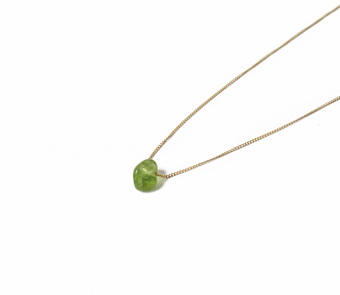 K18 peridot necklace (40cm)