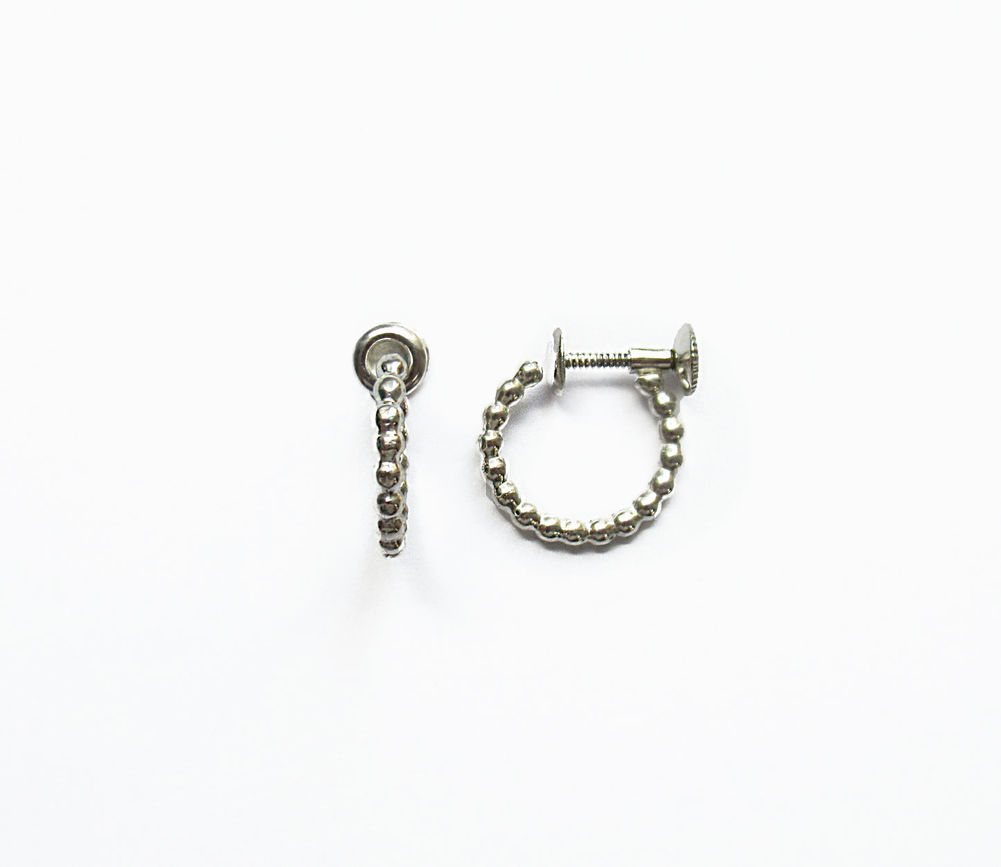 tsubutsubu silver earring / Silver (両耳)