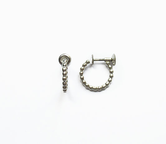 tsubutsubu silver earring / Silver (両耳)