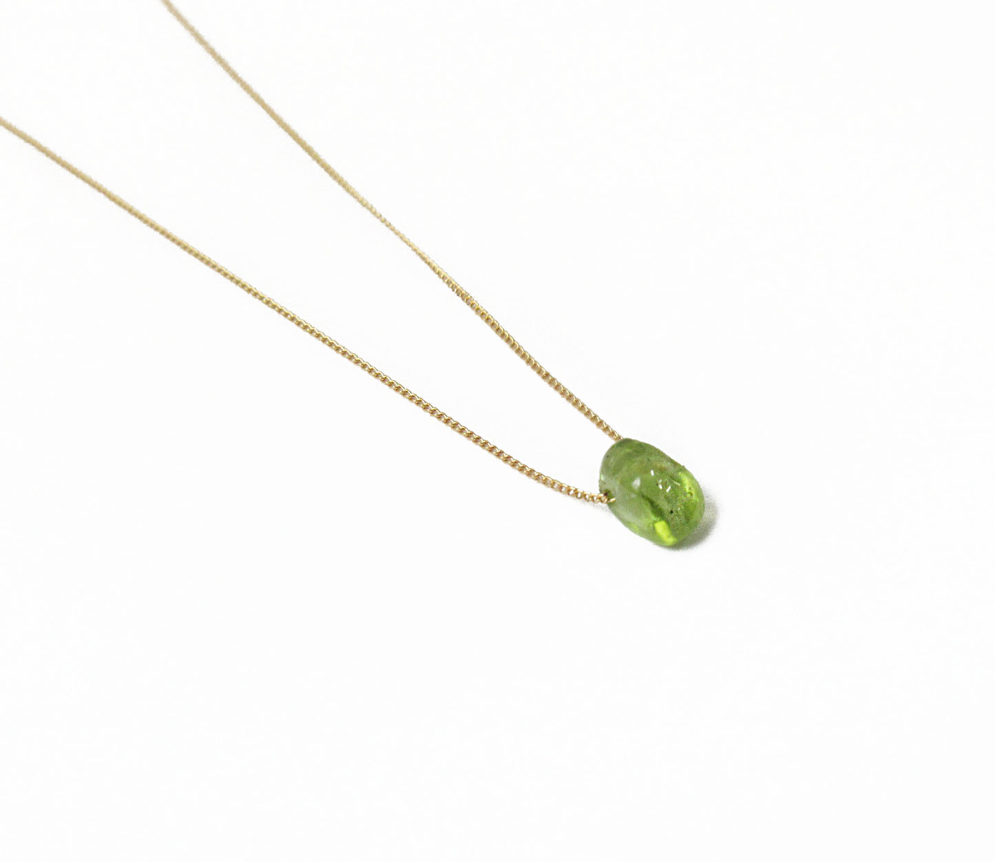 K18 peridot necklace (40cm)