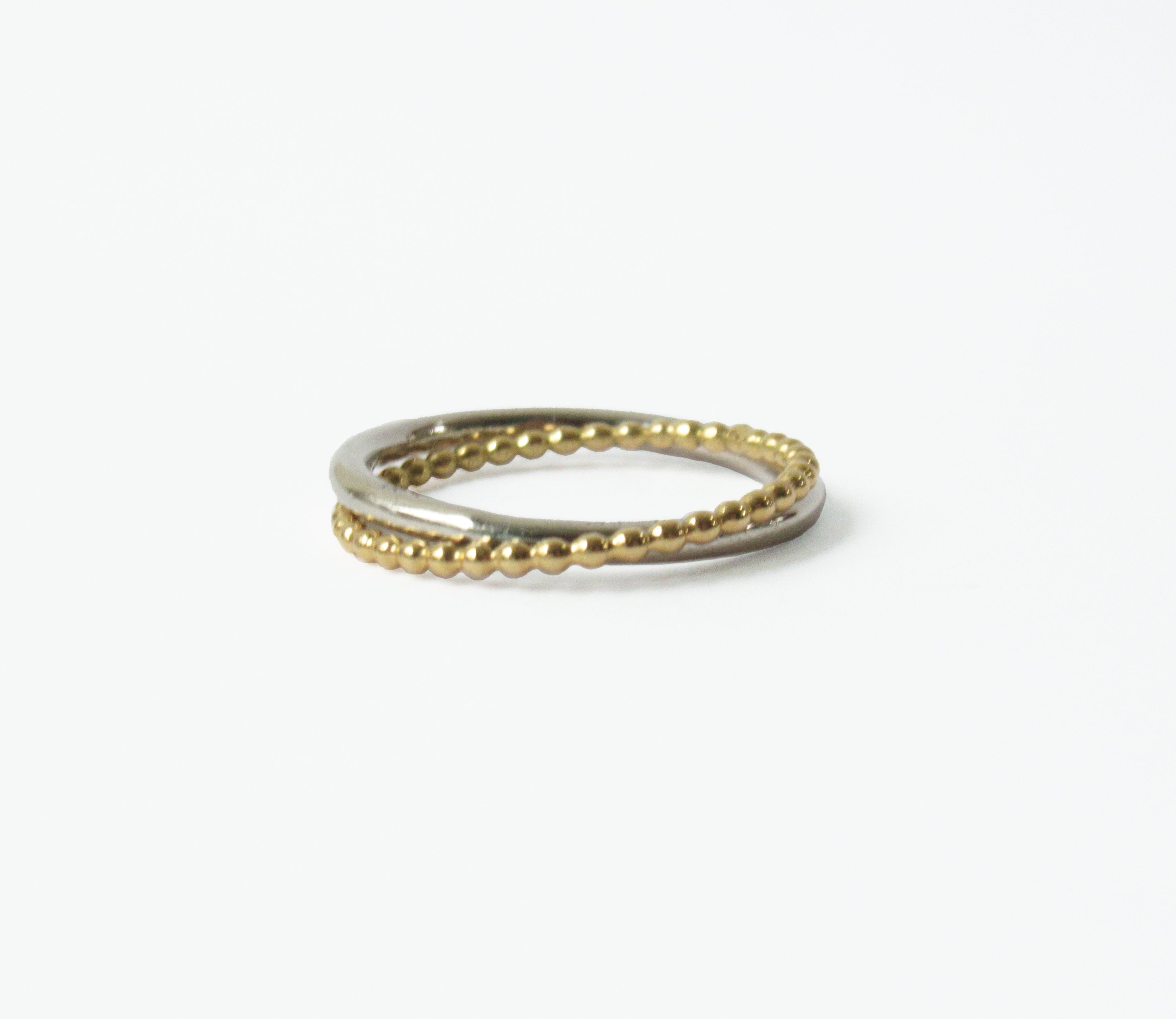 アクセサリー Perche? marumaru ring 4 / K18YG 4gems marumaru ring 2 / K18 – Perché?
