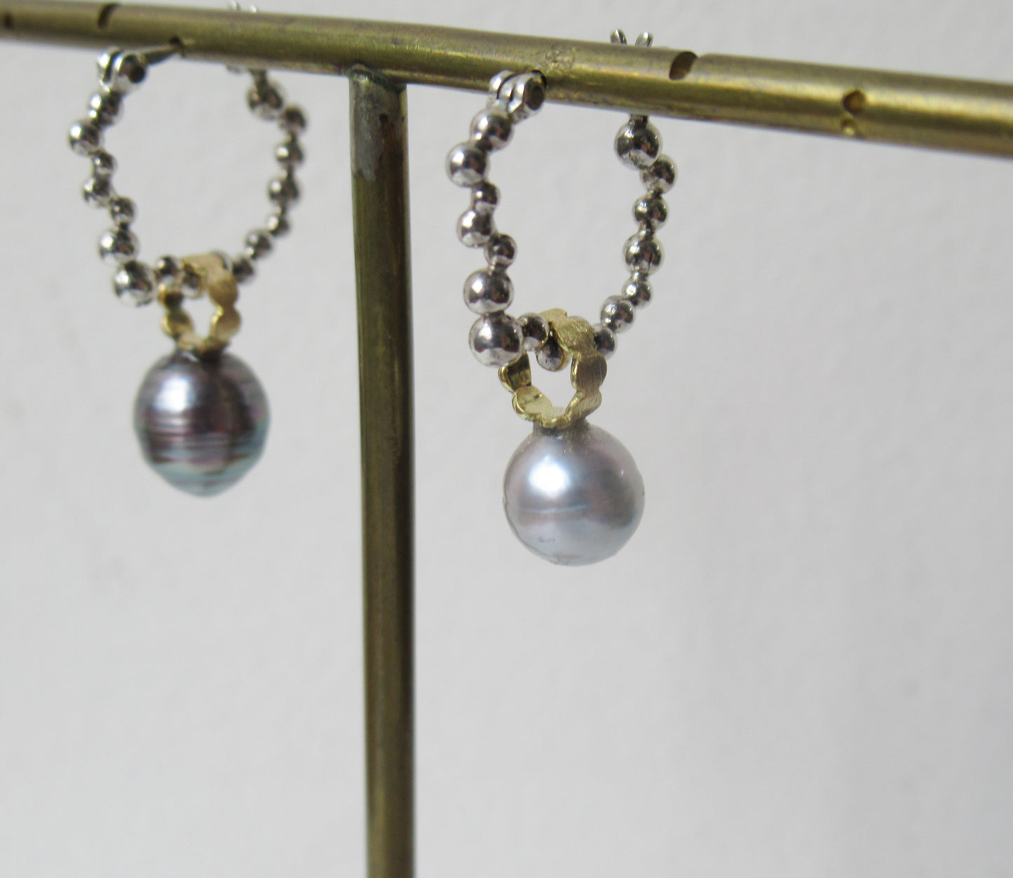 kerama pearl × marumaru charm top / K18