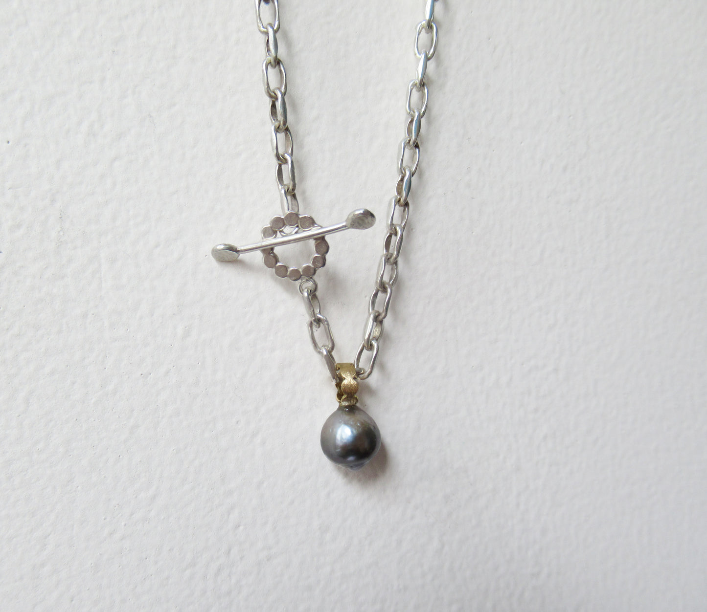 kerama pearl × marumaru charm top / K18