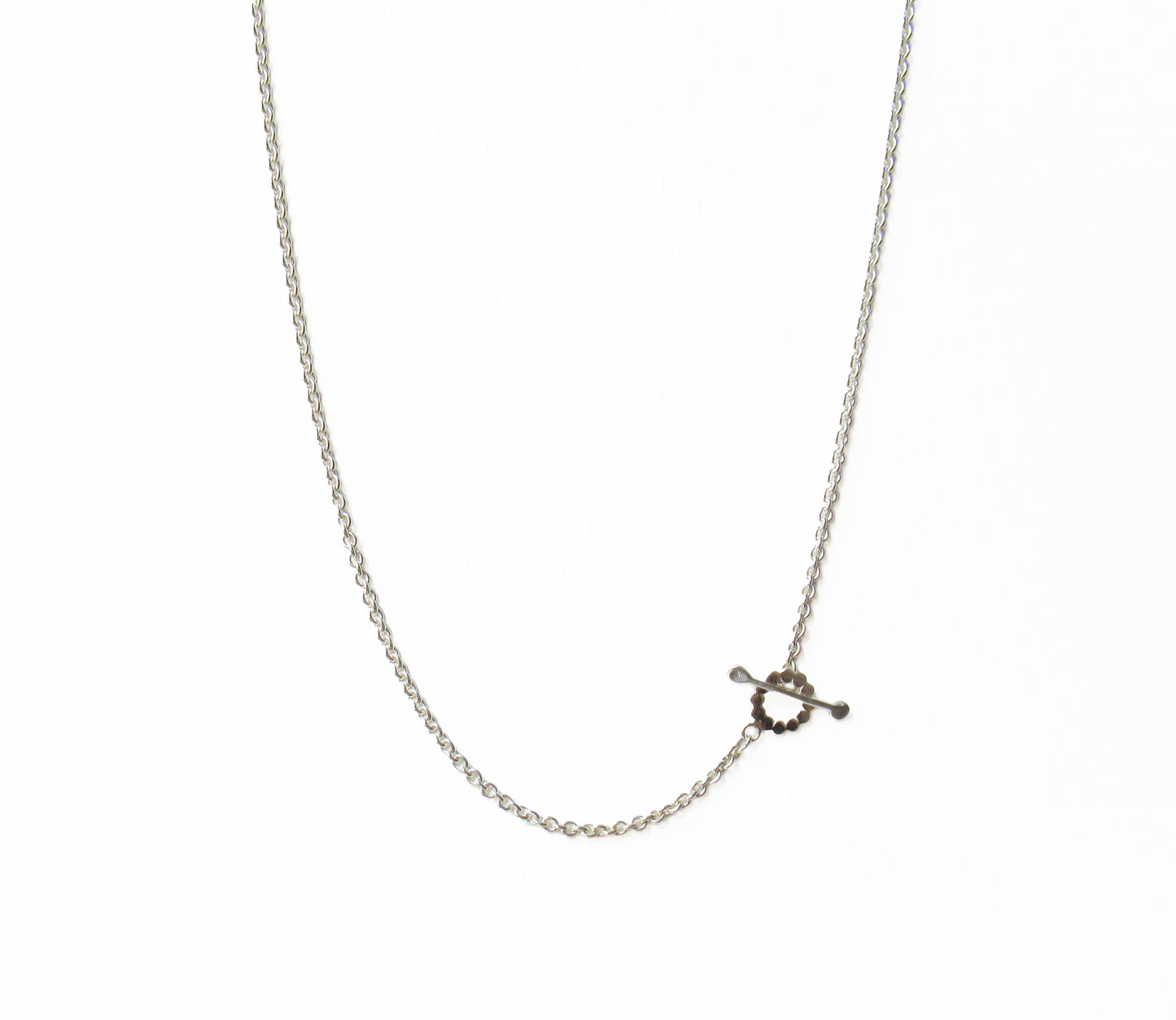 mantel necklace (marumaru) S / Silver (43cm)