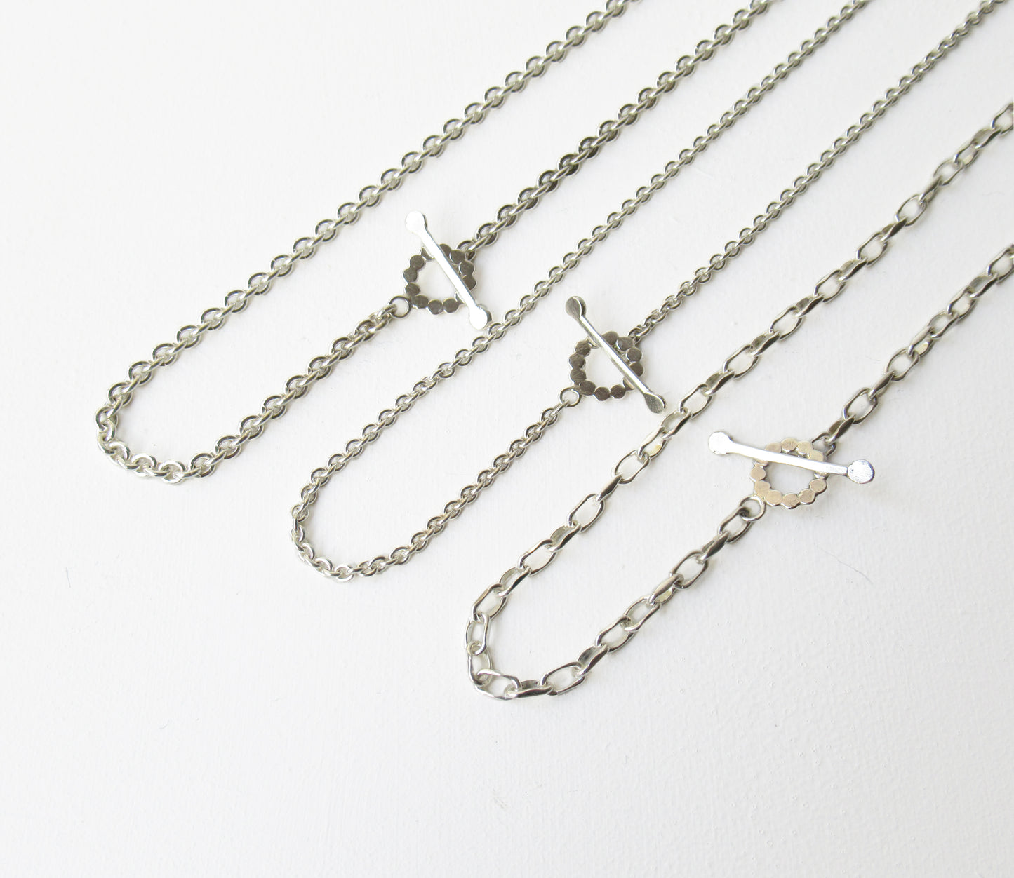 mantel necklace (marumaru) S / Silver (43cm)