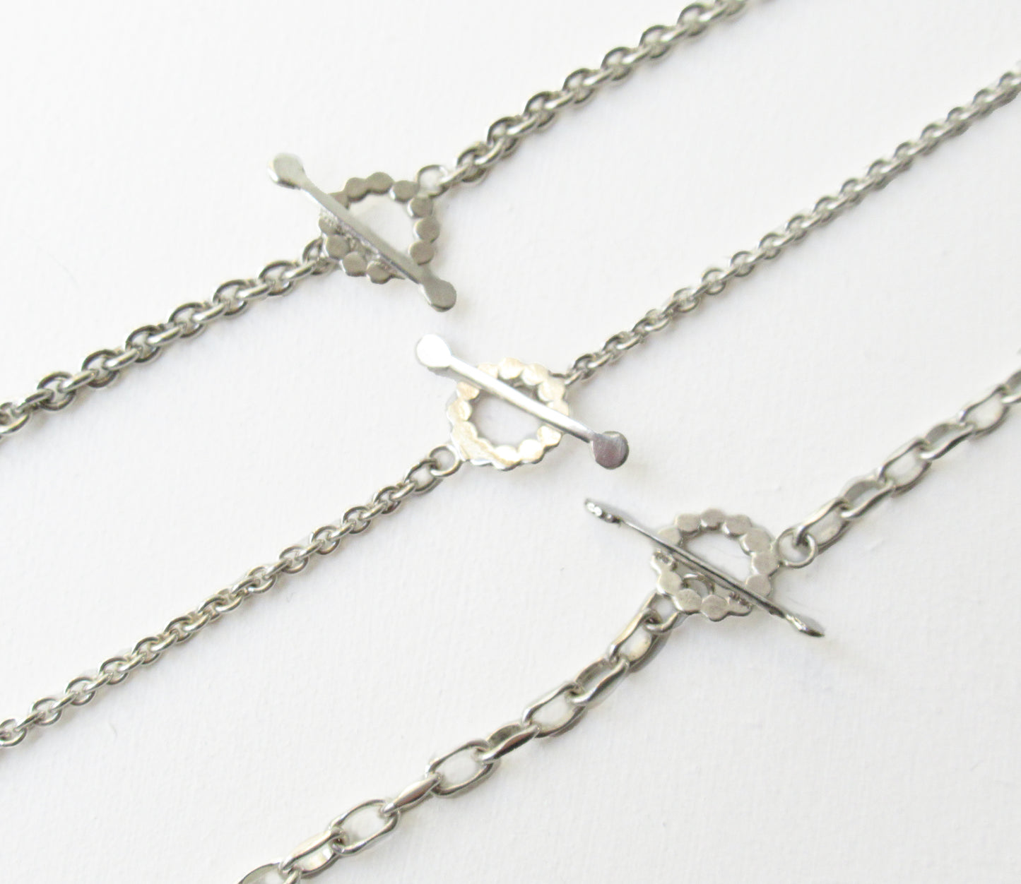 mantel necklace (marumaru) S / Silver (43cm)