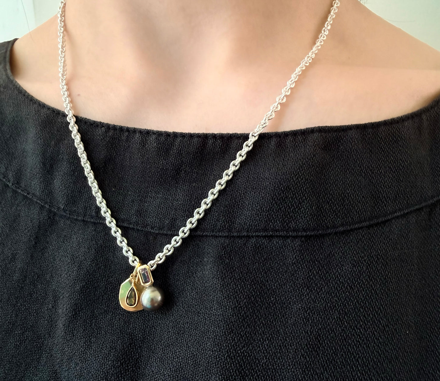 natural color diamond  charm / K18