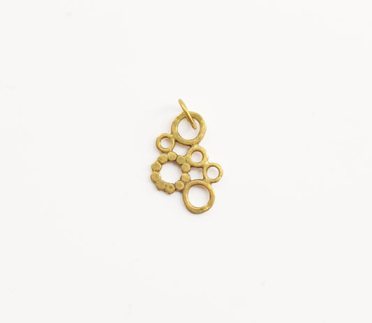 bubble charm 4 / K18