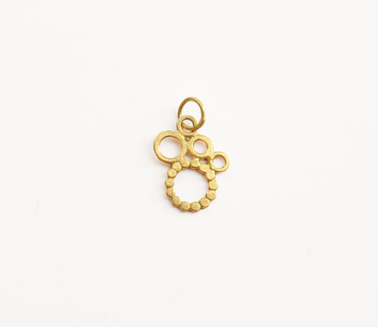 bubble charm 3 / K18