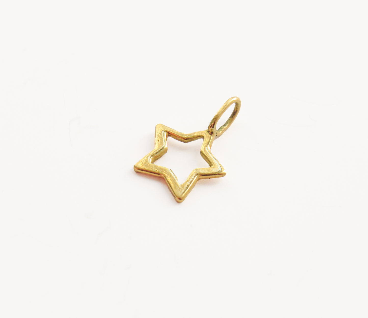 open star charm / K18