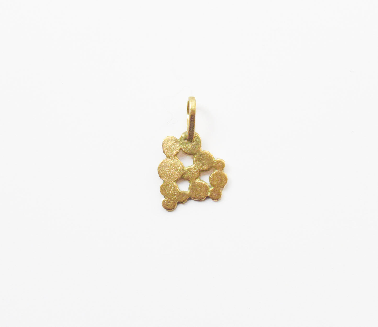 flat bubble charm 1 / K18
