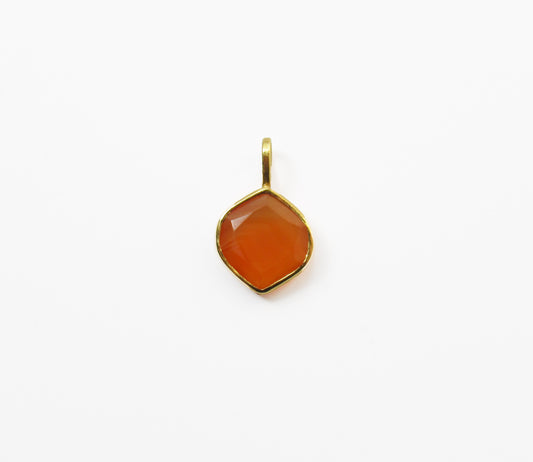 carnelian charm  / K18