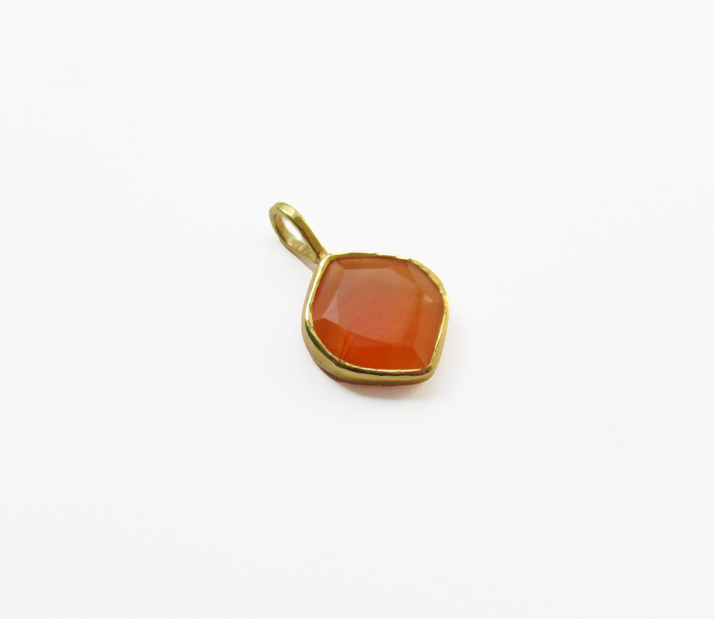 carnelian charm  / K18