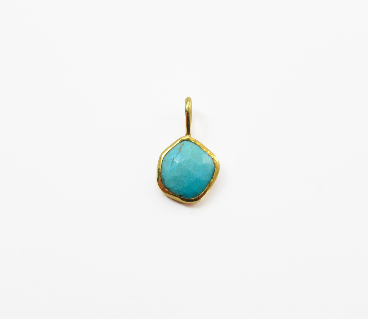 sleeping beauty turquoise charm / K18