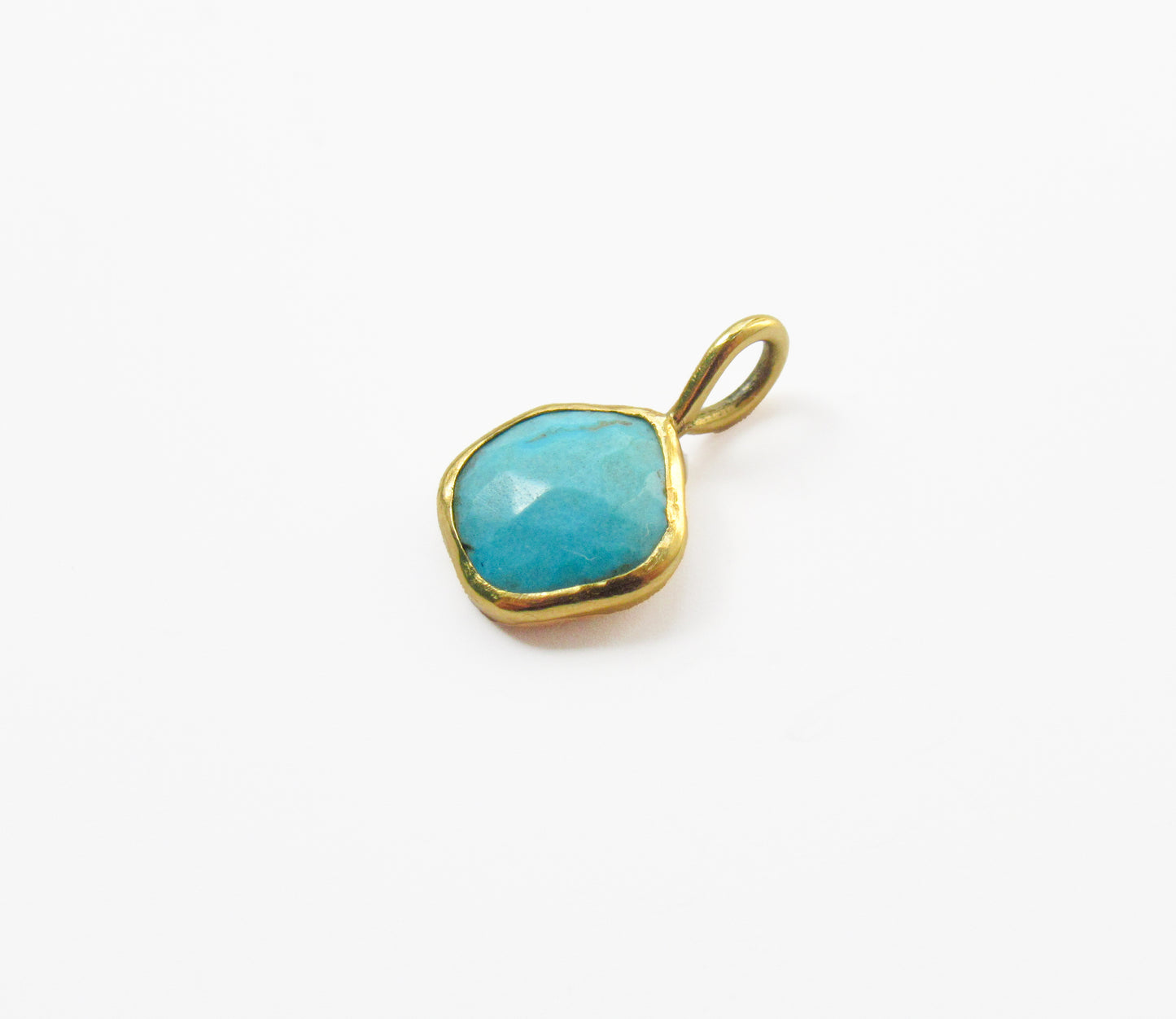 sleeping beauty turquoise charm / K18