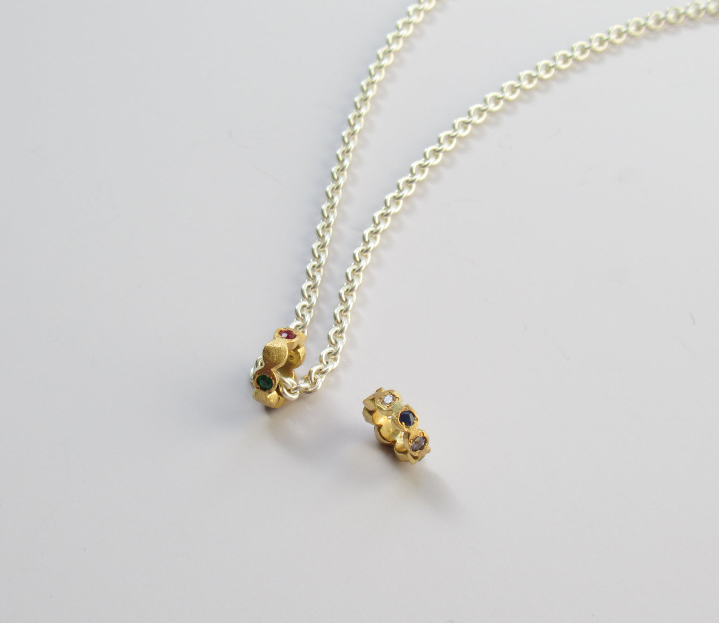 4gems marumaru ring charm / K18