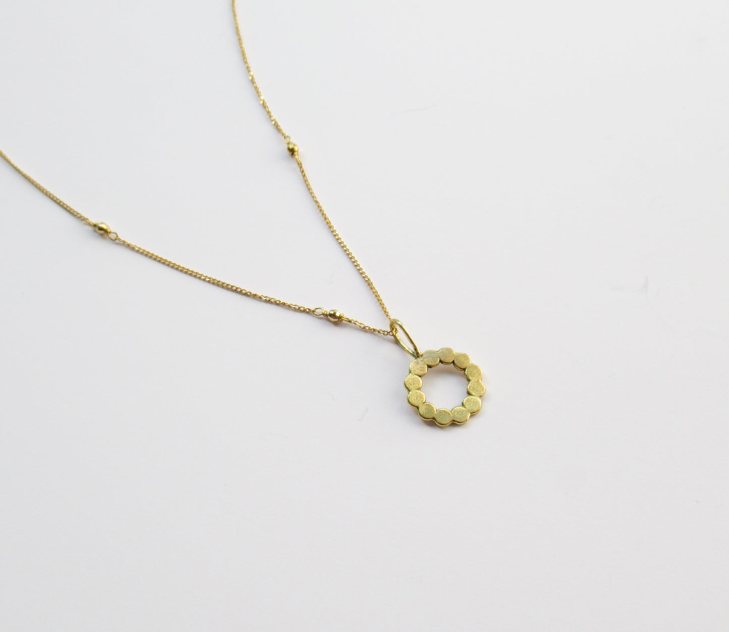 round marumaru charm / K18