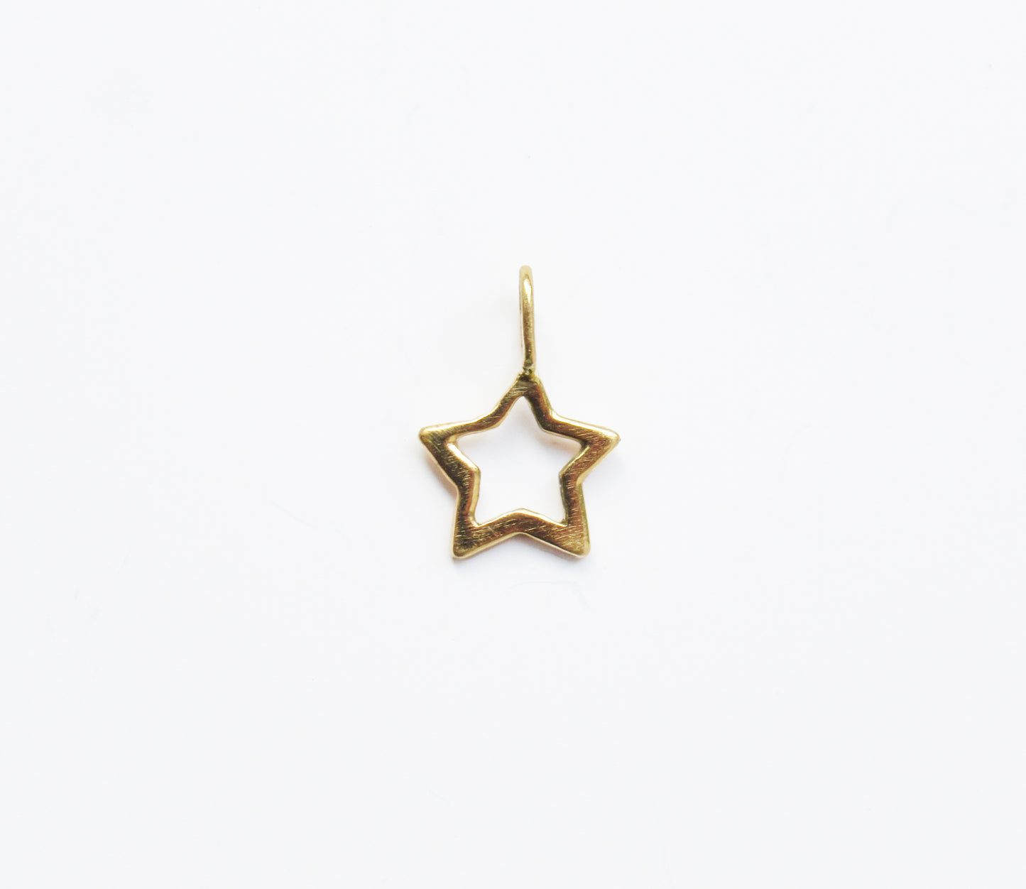 open star charm / K18