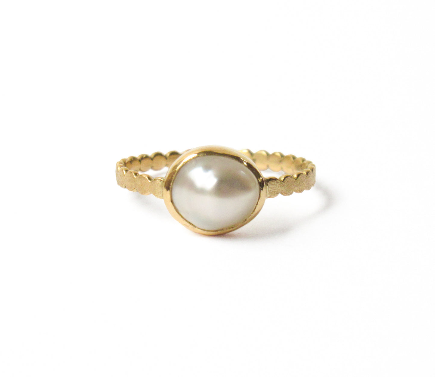 kerama pearl ring (12号) / K18