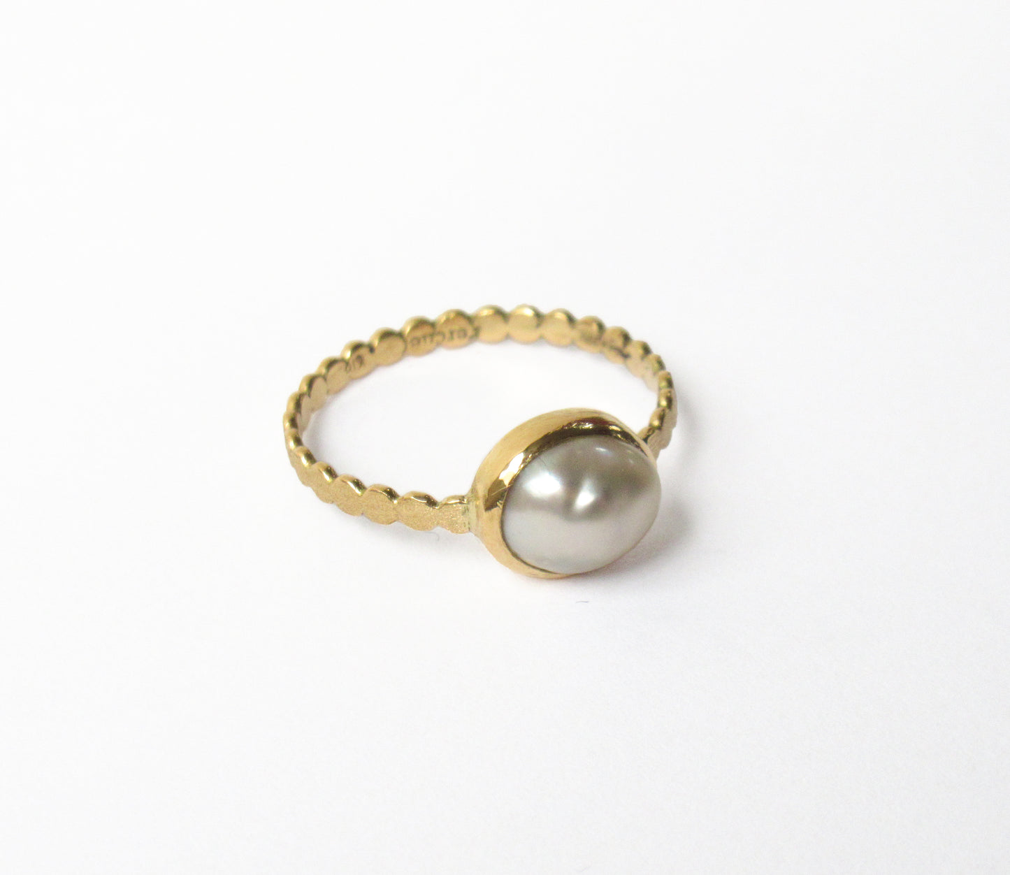 kerama pearl ring (12号) / K18