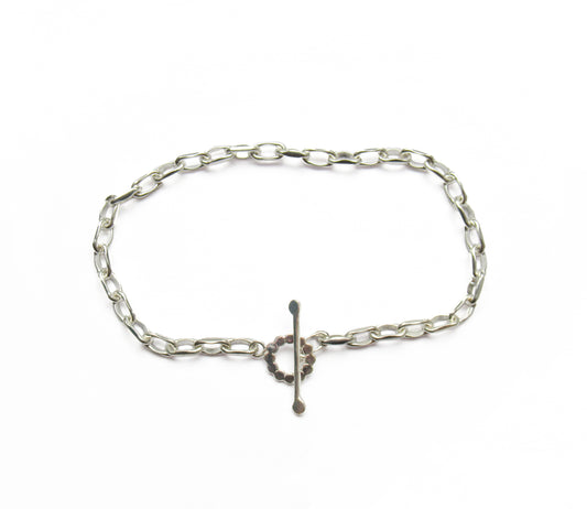 mantel silver bracelet  (marumaru) 2 / Silver