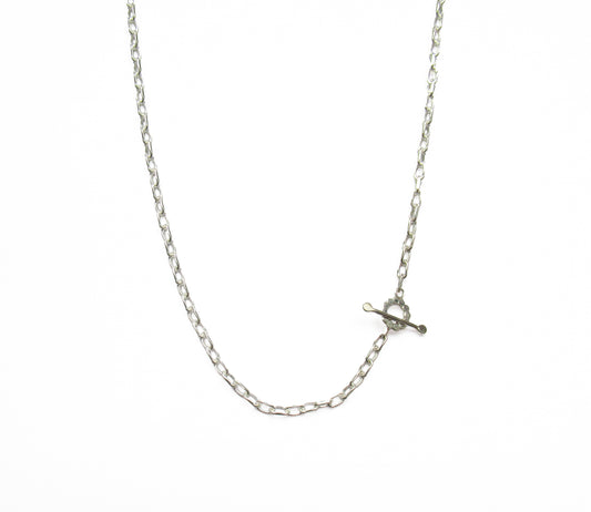 mantel silver necklace  (marumaru) 2 / Silver (45cm)