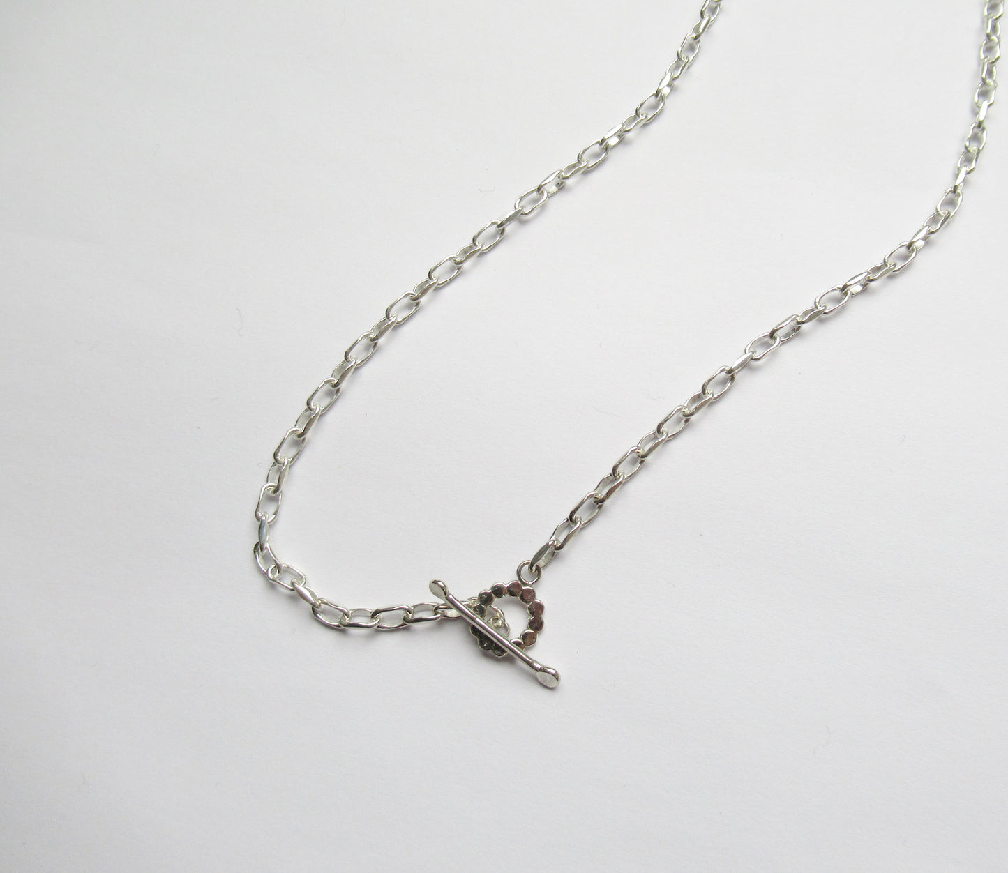 mantel silver necklace  (marumaru) 2 / Silver (45cm)