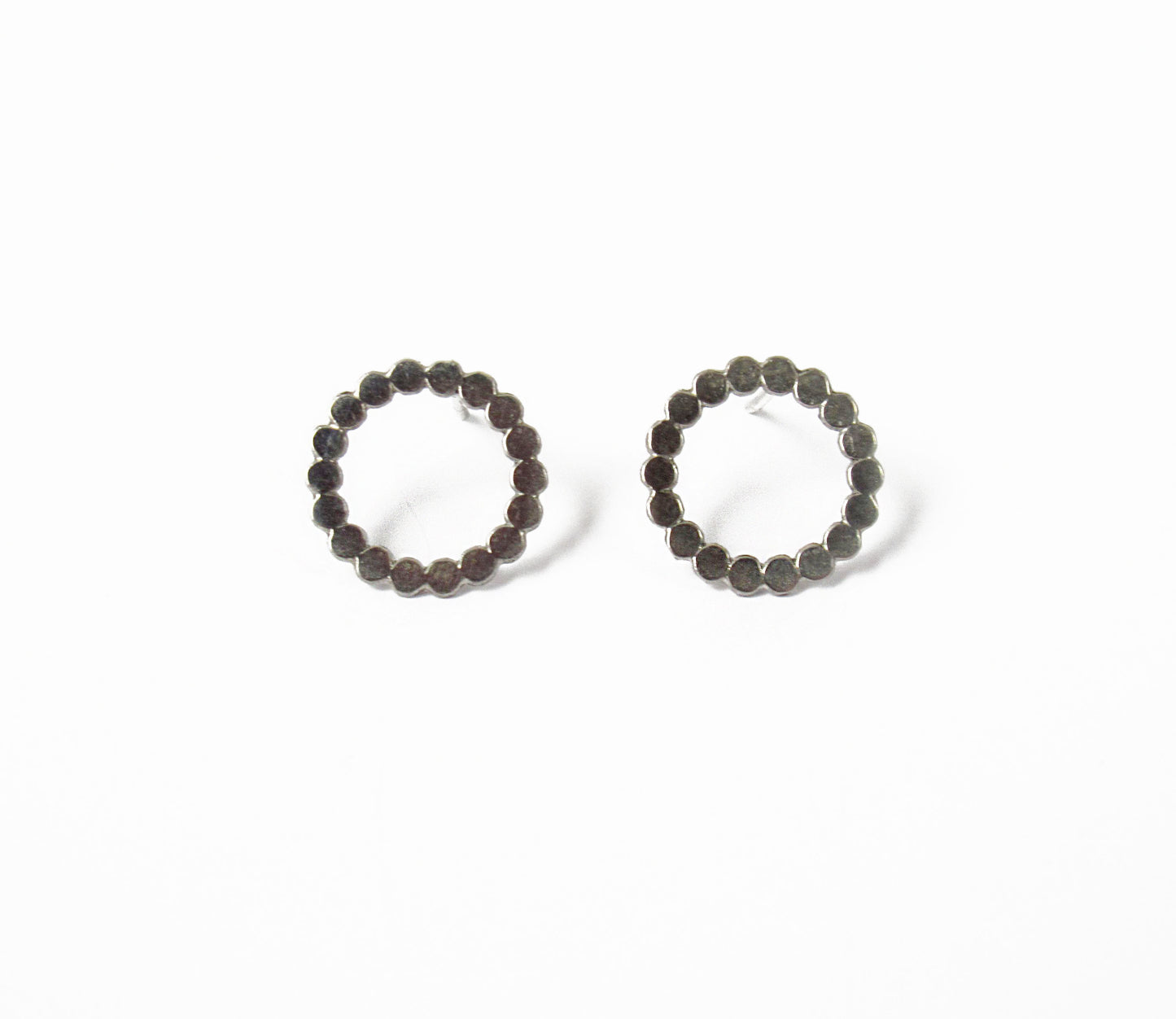 marumaru silver earring (pierce) 2 / Silver (片耳)