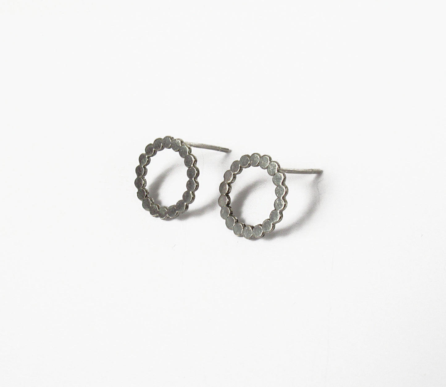 marumaru silver earring (pierce) 2 / Silver (片耳)