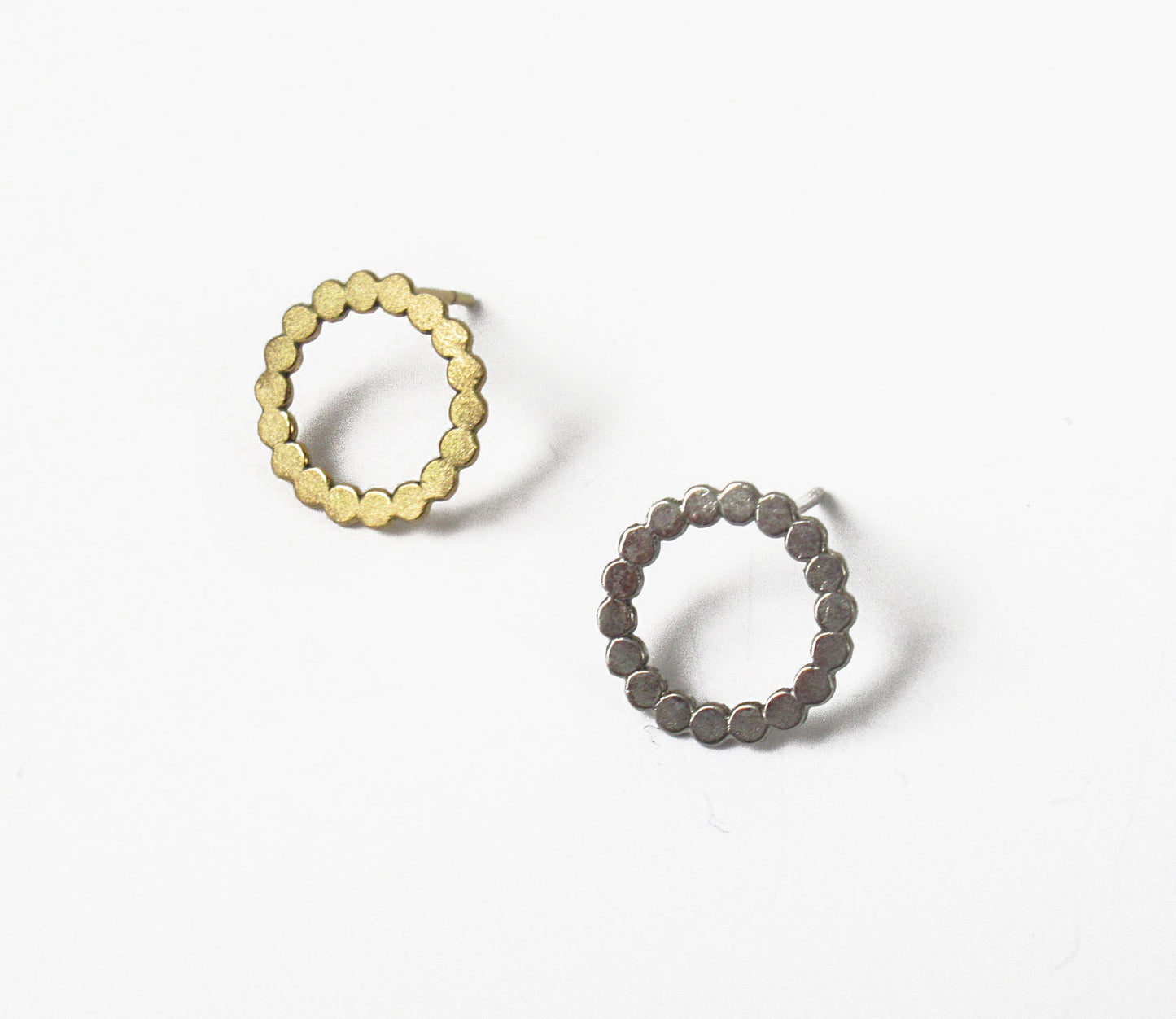 marumaru earring (pierce) 2 / K18 (片耳)