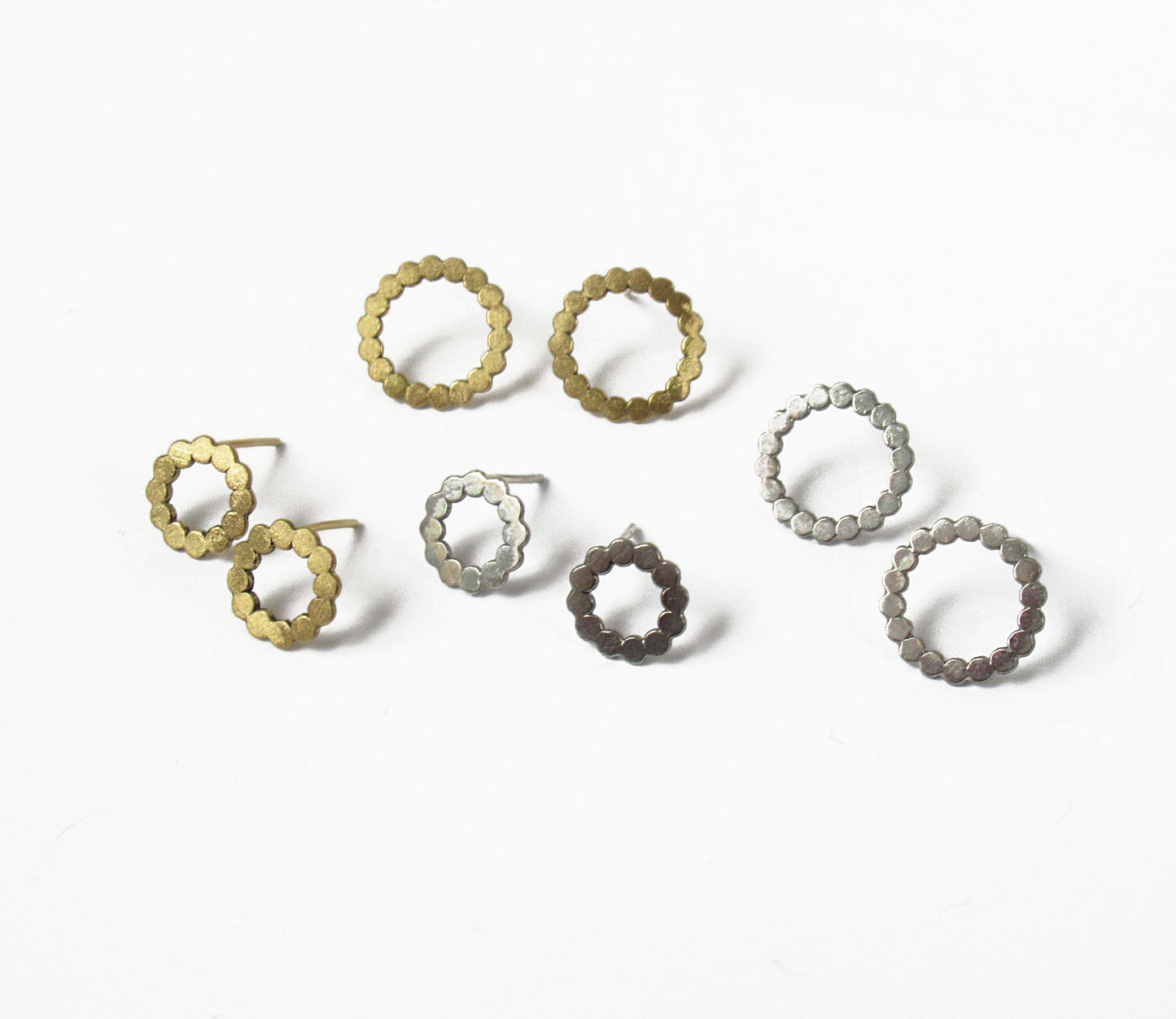 marumaru earring (pierce) 2 / K18 (片耳)