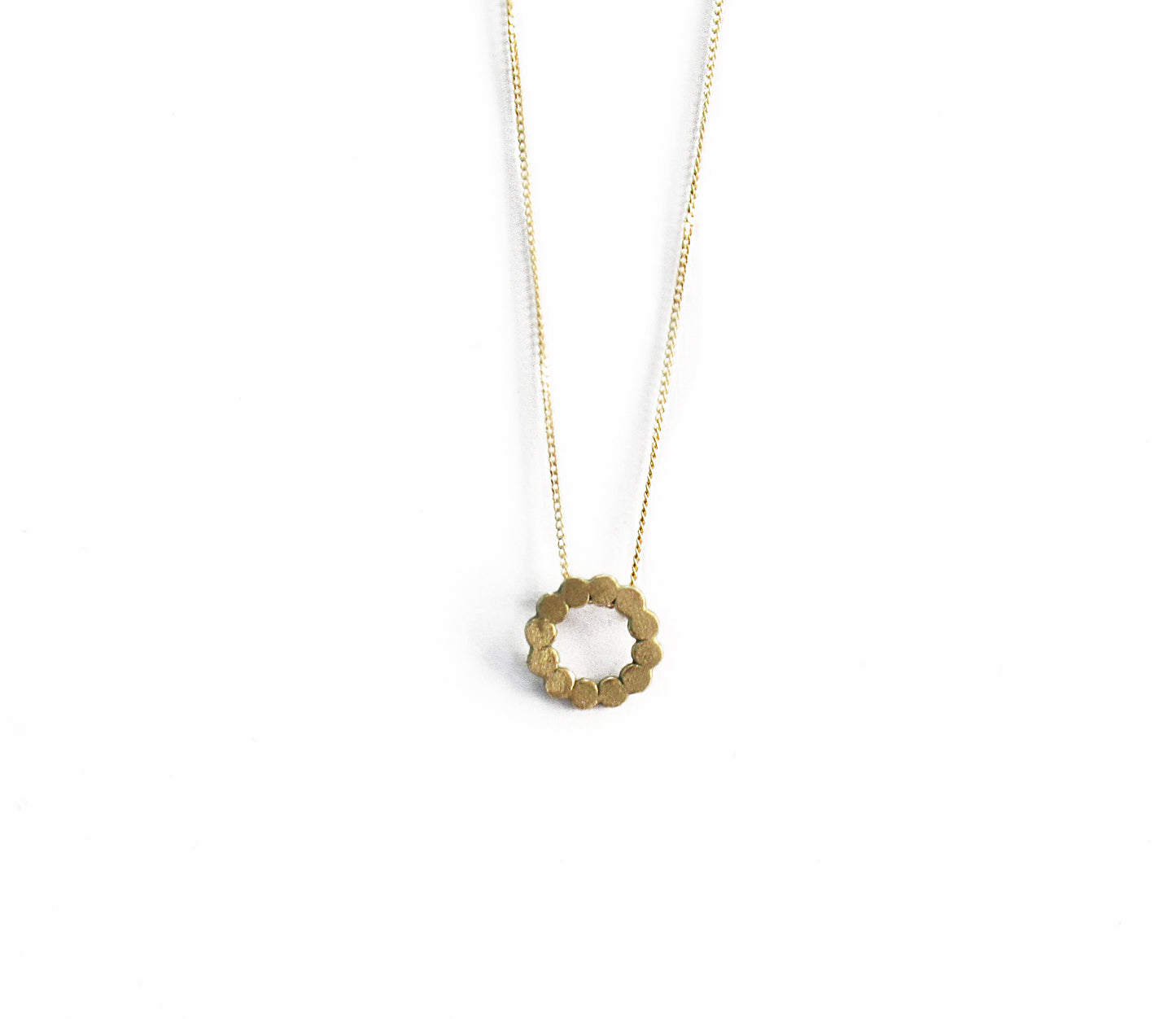round marumaru necklace 1 / K18 (40cm)