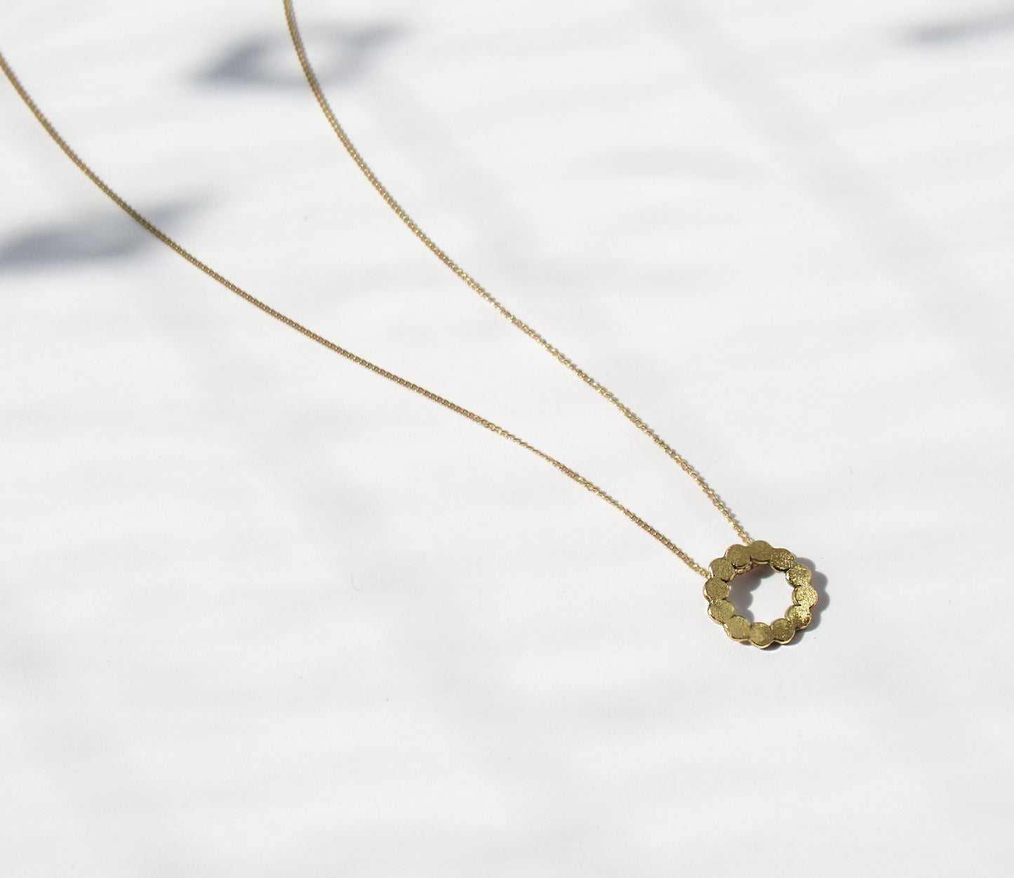 round marumaru necklace 1 / K18 (40cm)