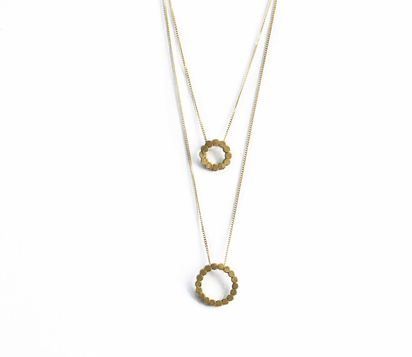 round marumaru necklace 2 / K18 (50cm)