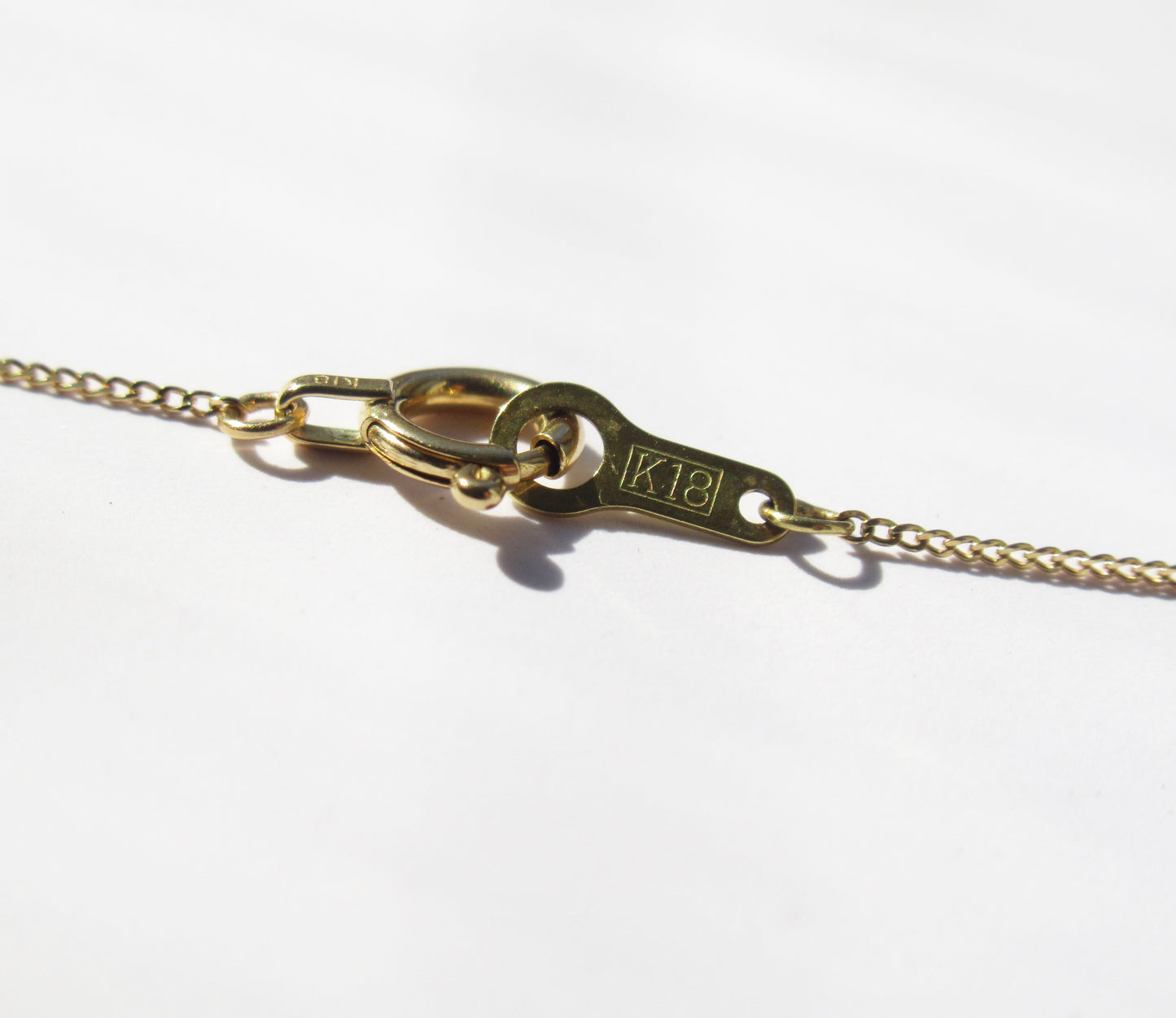 round marumaru necklace 2 / K18 (50cm)