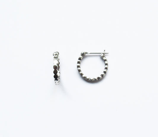 marumaru silver hoop earring (pierce) 1 / Silver (両耳)